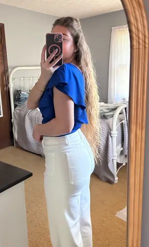 The Pants Store Summer /Spring Blue Top thumbnail 6