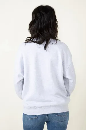 Pasta and Vino Crewneck Gray thumbnail 2