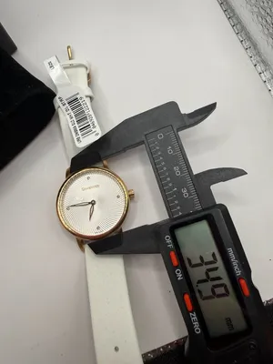 Wenger Womens White/Gold Watch NWT 35mm thumbnail 5