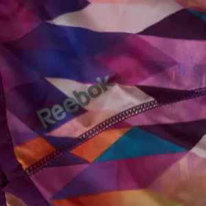Reebok Pink/Purple Printed Running Shorts, L thumbnail 9