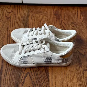 Vintage Havana Dina Sneaker Suede and Calf Hair Size 11 New without Box thumbnail 3