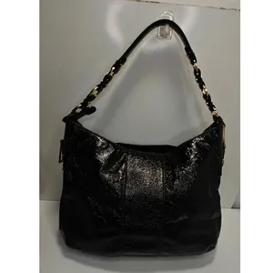 Tory Burch brown crinkled bag thumbnail 3
