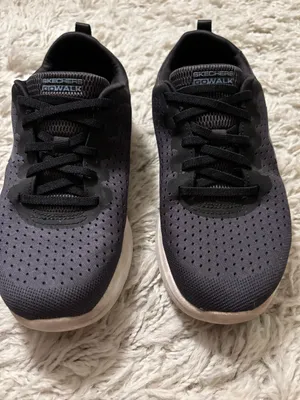 Skechers GOwalk Women’s Black and Gray Athletic Sneakers Size 7 thumbnail 2