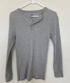 Fruit of the Loom Vintage Henley thumbnail 1