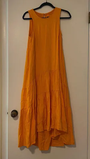 Anthropologie Orange Dress thumbnail 1