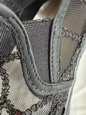 Source Unknown Black Beaded Mesh Slip-On Sneaker thumbnail 12