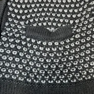 Banana‎ Republic Womens Size Small Metallic Textured Knit Cardigan Sweater Black thumbnail 14