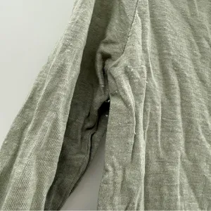 ANINE‎ BING Linen Long Sleeve Top Women’s Size Small Lightweight Scoop Neck thumbnail 5