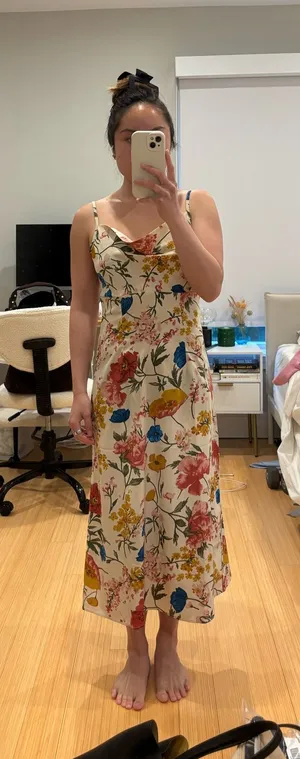 Rihoas Midi Floral Dress thumbnail 1