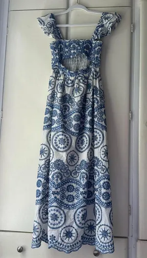 Blue Maxi Dress Size XS thumbnail 2