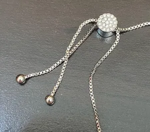 Shine Bright Swarovski Element SilverPlated Celestial Star Moon Slider Bracelet thumbnail 6
