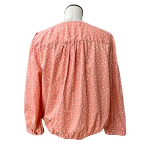 Wrap Top in Star Scatter Novelty Print Tie Front Blouse XL thumbnail 2