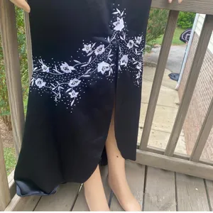 Niki By Niki Livas black high low bandeau dress thumbnail 3