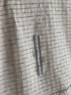 Nike Light Beige Waffle-Texture Long Sleeve thumbnail 3