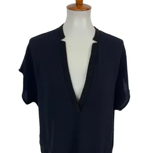 ASTR Dress Medium Sleeveless Navy V Neck Formal Cocktail Evening Party thumbnail 2