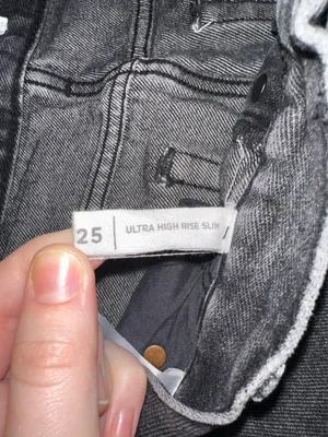 PacSun Jeans Ultra High-Rise Slim Black thumbnail 2