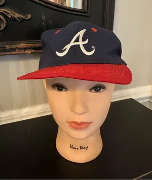 Atlanta Braves baseball cap Blue thumbnail 1