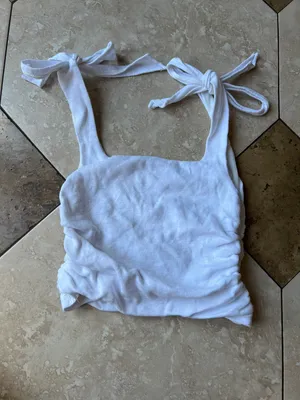 Free People White Tie Top thumbnail 1