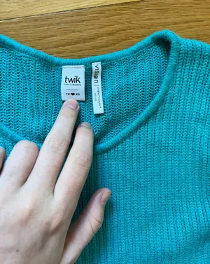 Teal Sweater thumbnail 2