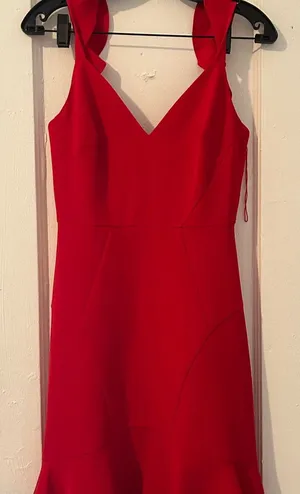 Aidan Mattox Red dress, S thumbnail 1