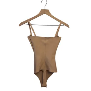 NWT Skims Body Zoned Open Bust Brief Bodysuit Clay Size Small thumbnail 3