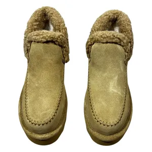 NWT Bearpaw Maeve Platform Lo Solid Suede Boots Hickory Cozy Winter Size 7 thumbnail 1