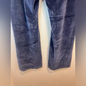 TNA‎ Women’s Blue Sommer Velour Pant Velour Flare Pants Size XL thumbnail 8