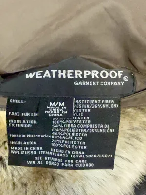 Weatherproof Reversible Faux Fur Vest Brown Beige Size M thumbnail 7