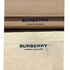 Burberry Sunglasses Case Tan Leather Triangular Hard Shell Case & Cloth thumbnail 2