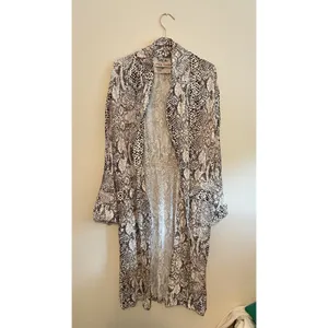 Free People Wild‎ Nights Duster Womens Size XS animal Print Long Sleeve thumbnail 4