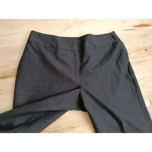 Ann Taylor Curvy Fit Pants Womens 12 Gray Wool Blend Lined Dress Trousers Work thumbnail 3