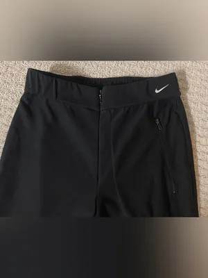 Nike Black Straight-Leg Performance Pants with Zip Pocket thumbnail 10