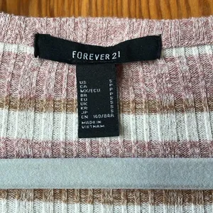 Forever21 Striped‎ Henley Bodysuit thumbnail 2