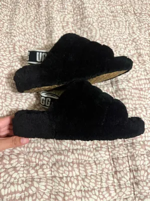 UGG Fluff Yeah Slide black size 6 thumbnail 5