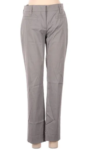 Prada Tailored Straight Leg Pants Trousers Gray Size 38 4 Small thumbnail 1