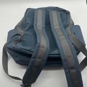 Red Rovr Navy Blue Canvas Backpack Multi Pocket Daily Commuter Bag thumbnail 10