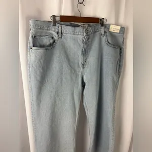 ABERCROMBIE 90s High Rise Relaxed Jeans Clean Girl Wide Leg Plus‎ Size Long Tall thumbnail 2