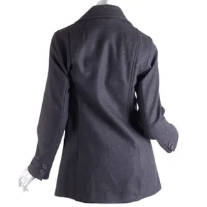 J.Crew Gray Peacoat(Size Small) thumbnail 2