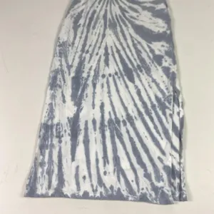 Daily‎ Practice T-Shirt Dress Womens XS Blue Tie Dye Cotton Side Slit Casual thumbnail 5