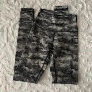 Lululemon Women’s 2 Wunder Under High-Rise Tight 28" Misted Jacquard Black White thumbnail 5