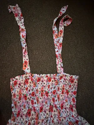 Altar'd State Floral Ruffle Dress thumbnail 4