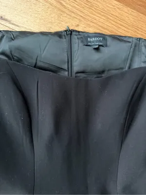Bardot x REVOLVE Iria Black Off Shoulder Boned Blazer Mini Dress US 8 thumbnail 5