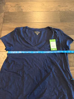New With Tags Lilly Pulitzer Navy Etta Top Sz M thumbnail 5