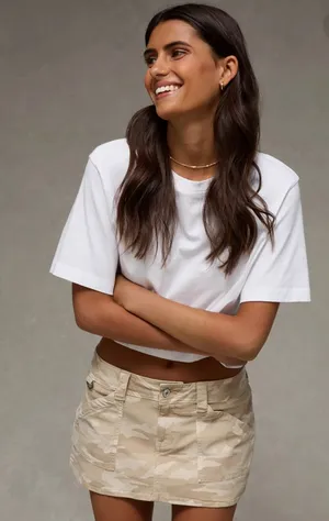 American Eagle Super Low-Rise Perfect Micro Mini Skirt thumbnail 1