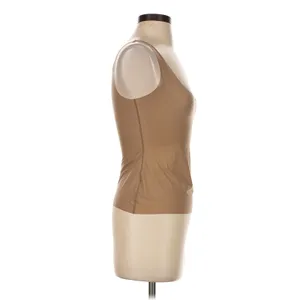SKIMS Double Layer Sheer Tank Top Truffle Brown Size S NWT Stretch Bodycon thumbnail 2