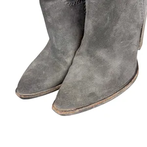 Dolce Vita Kylar Gray Suede Tall Knee‎ High Heeled Point Toe Boots Size 7.5 thumbnail 8