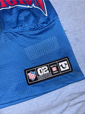 True Religion Blue Halter Crop Top with Red Logo Accents thumbnail 2