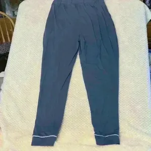 Blue Hurley sz L pajama pant comfy cozy coastal grandma drawstring bridesmaid thumbnail 5