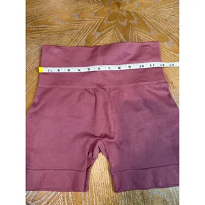 SET Active Sculptflex Bike Shorts Mauve Pink High Waist Seamless Size Small thumbnail 4