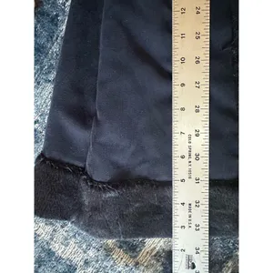 Selene Sport Faux Suede/Fur Coat Boho Hippie Retro Blue Midi Jacket Size Medium thumbnail 5